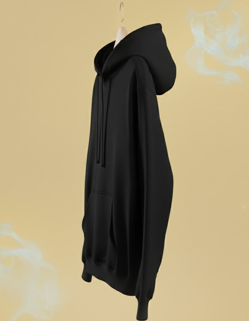 Dragon Ball Z Style (UNISEX) Pure Cotton Black Printed Hoodie For Winters